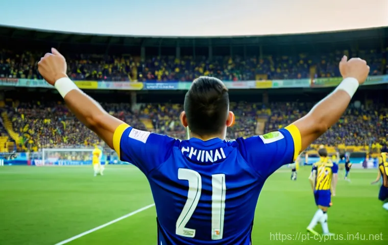 키프로스에서 인기 있는 스포츠 - Image Prompt 1: The Pulsating Heart of Cypriot Football**